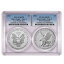 ڶ/ʼݾڽա ƥ 󥳥 [̵] 2021 $ 1 T1T2 SILVER EAGLE SET PCGS MS70 First and Last Production Blue Labe 2021 $1 T1 and T2 Silver Eagle Set PCGS MS70 First and Last Production Blue Labe