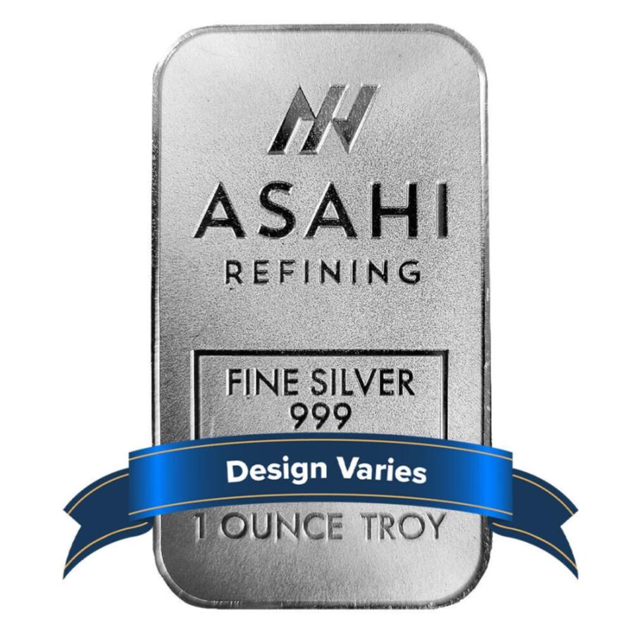 yɔi/iۏ؏tz AeB[NRC _RC [] 1IXATqVo[o[.999 1 oz Asahi Silver Bar .999 Fine