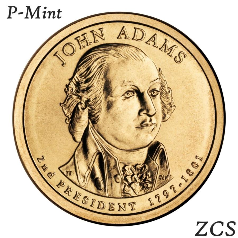 ڶ/ʼݾڽա ƥ 󥳥 [̵] 2007 P󥢥ॹ1ɥ륳ƹߥȥޥ͡󥻥 2007 P John Adams Presidential One Dollar Coin U.S. Mint Rolls Money Coins Cents