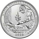 2020 D MARSH BILLINGS ROCKEFELLELLE(VT)国立公園の宿舎U.S. MINT COINS 2020 D Marsh Billings Rockefeller (VT) National Park Quarters U.S. Mint Coins(3)