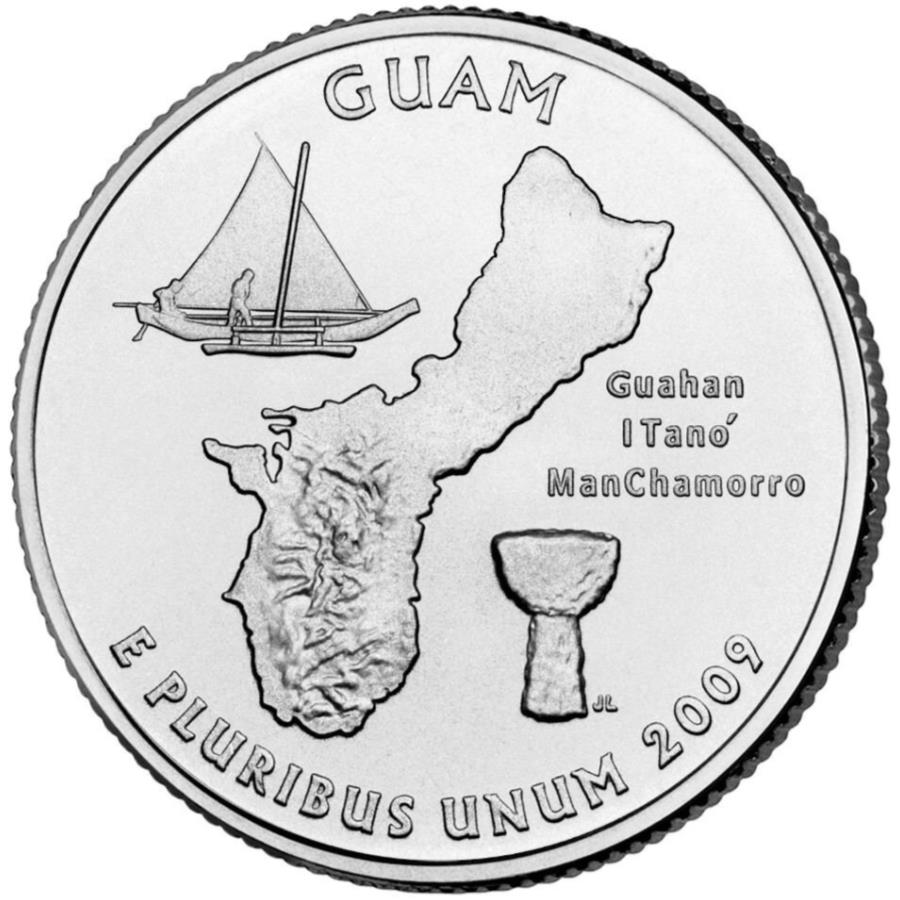 ڶ/ʼݾڽա ƥ 󥳥 [̵] 2009 PD Guam US Territories Coins Quarter US Mint Rolls Money Collectibles Coin 2009 P&D Guam US Territories coins Quarter US mint rolls Money Collectibles Coin