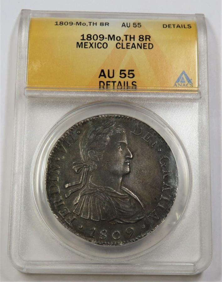 ڶ/ʼݾڽա ƥ 󥳥 [̵] 1809 ANACS AU55ܺ|ᥭ - Сȥꥢ8Rեǥʥɥ34364A 1809 ANACS AU55 Details | MEXICO - Silver Eight Reales 8R Ferdinand Coin #34364A