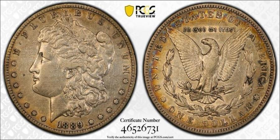 yɔi/iۏ؏tz AeB[NRC _RC [] 1889 CCJ[\VeBPCGS XFڍ|Vo[[Kh - $ 1 US COIN41973A 1889 CC CARSON CITY PCGS XF Detail | Silver Morgan Dollar - $1 US Coin #41973A