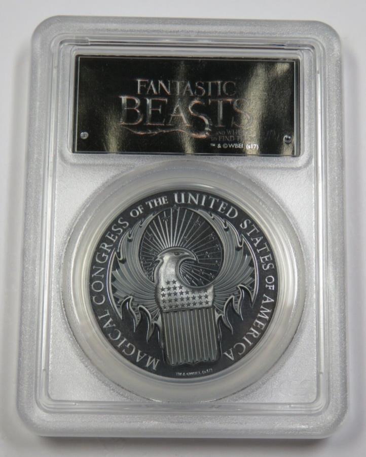 yɔi/iۏ؏tz AeB[NRC _RC [] 2017 PCGS PR70 DCAM |NbNACh - Vo[t@^XeBbNr[Xg$ 10RC34296A 2017 PCGS PR70 DCAM | COOK ISLANDS - Silver Fantastic Beasts $10 Coin #34296A