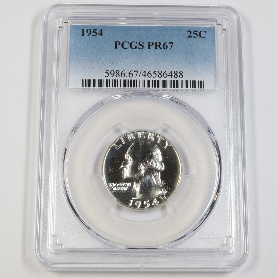 ڶ/ʼݾڽա ƥ 󥳥 [̵] 1954 P PCGS PR67 |С - 亮ȥ󥯥-25C US43119A 1954 P PCGS PR67 | SILVER - Washington Quarter - 25c US Coin #43119A