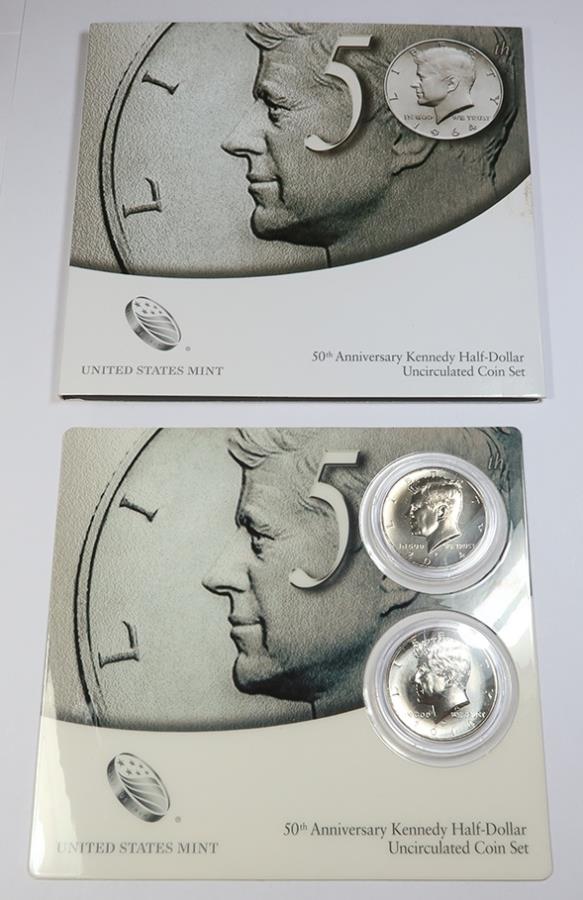 yɔi/iۏ؏tz AeB[NRC _RC [] 2014 US~g| 50NLOPlfBn[th[zRCZbg42915Q 2014 US Mint | 50th Anniversary Kennedy Half-Dollar Uncirculated Coin Set 42915Q