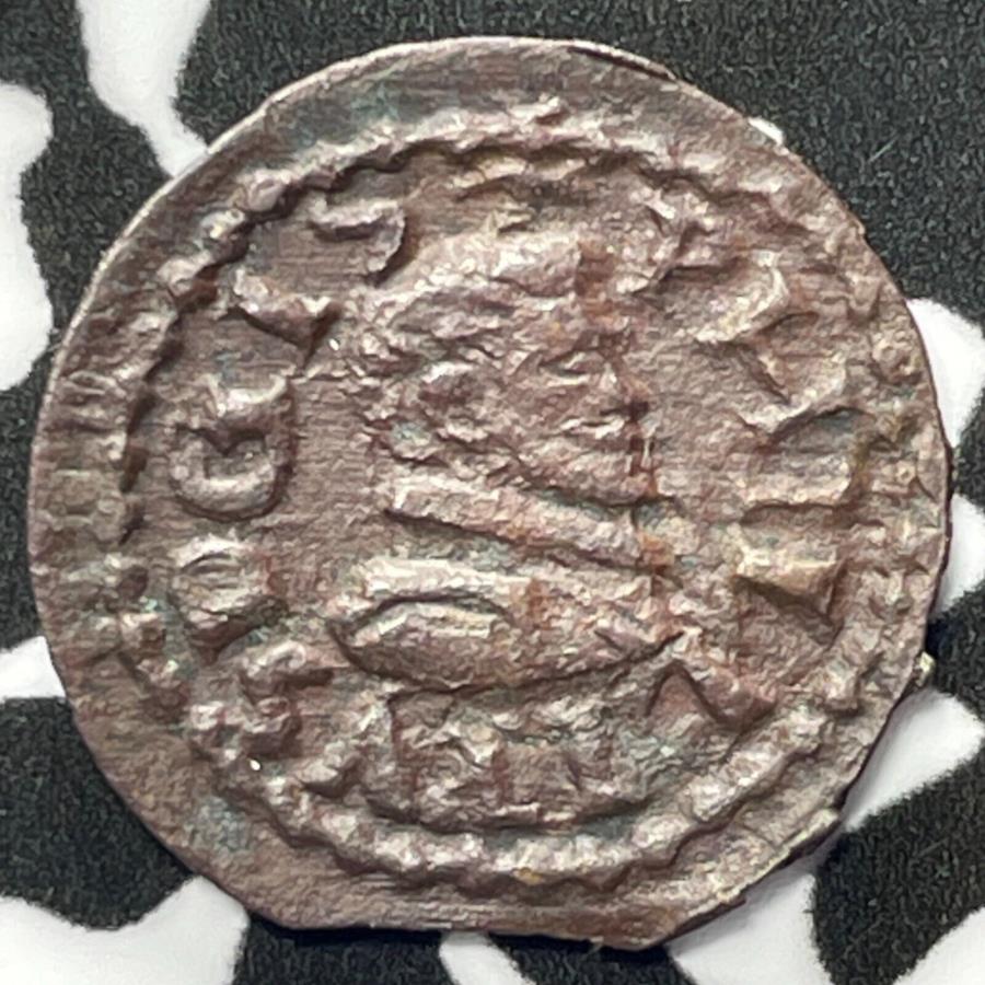 yɔi/iۏ؏tz AeB[NRC _RC [] i1598-1621jXyComXtBbvIII_Ci[bgM5197 (1598-1621) Spain Banolas Philip III Dinero Lot#M5197