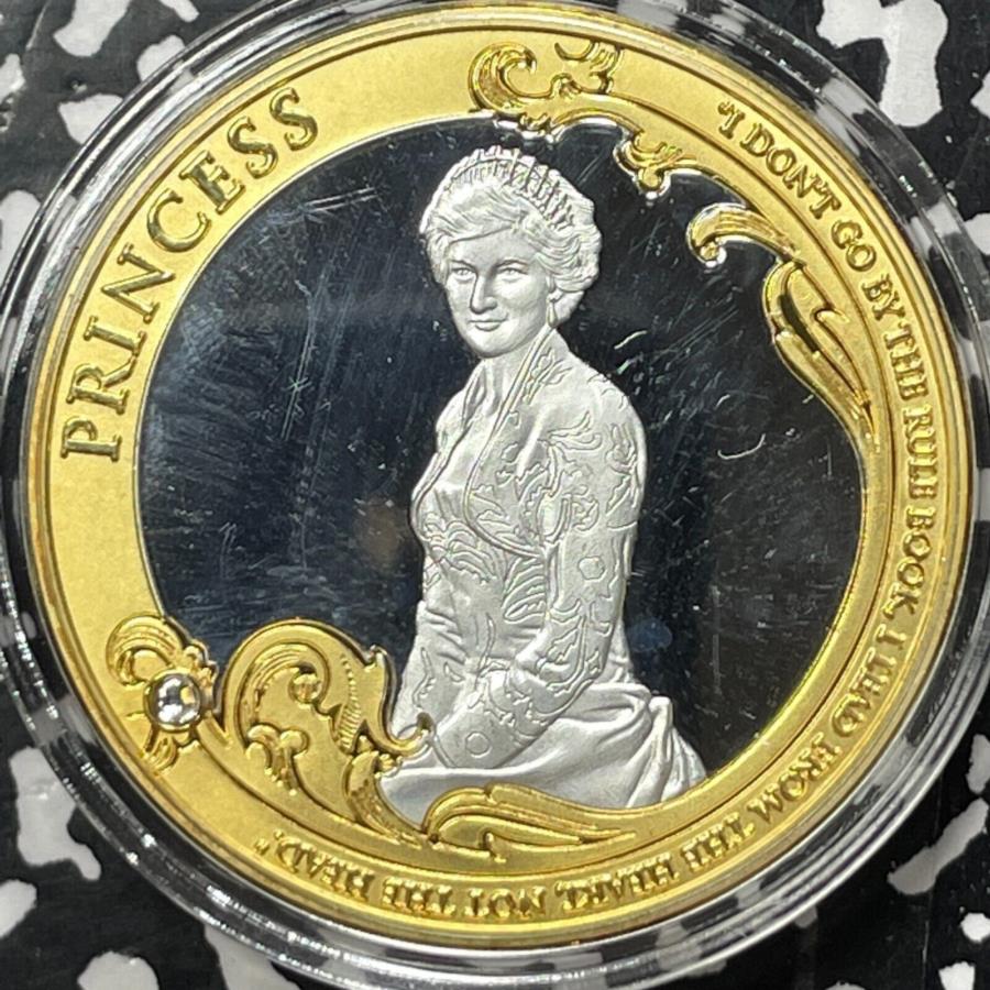 【極美品/品質保証書付】 アンティークコイン モダンコイン [送料無料] 2017 U.S.「ダイアナ王女の生命とレガシー」コインロット＃OV590 w/c.o.a。メッキ 2017 U.S. "Life And Legacy Of Princess Diana" Coin Lot#OV590 W/C.O.A. Plated