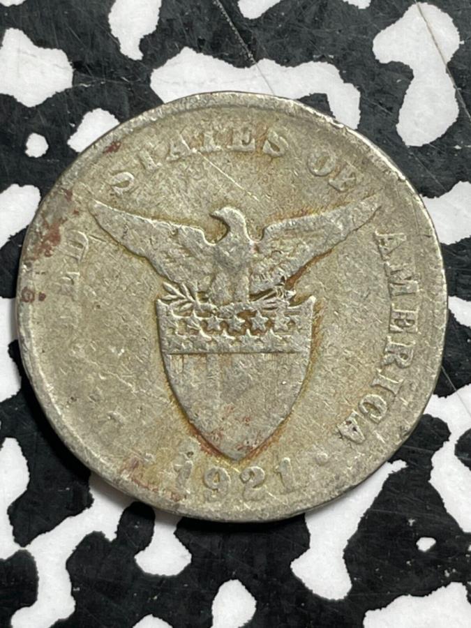 ڶ/ʼݾڽա ƥ 󥳥 [̵] 1921ǯƹեԥ5 CentavosåȡV3257졼 1921 U.S. Philippines 5 Centavos Lot#V3257 Low Grade