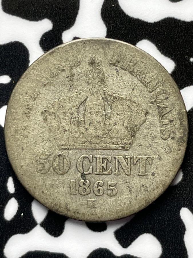 ڶ/ʼݾڽա ƥ 󥳥 [̵] 1865-Kե50󥿥ॺåȡM4147С 1865-K France 50 Centimes Lot#M4147 Silver!