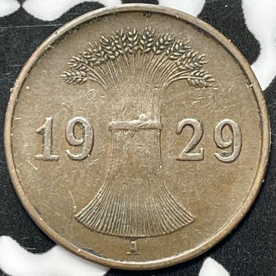 1929-Aドイツ1 Pfennig Lot＃M5818 1929-A Germany 1 Pfennig Lot#M5818