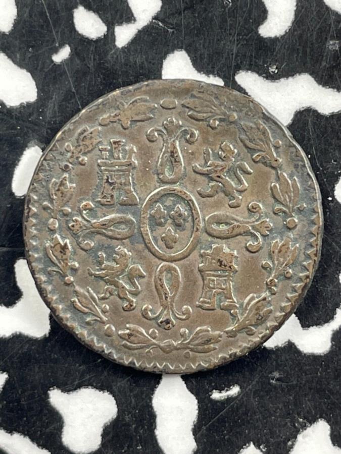 1830ڥ2ޥ٥ǥåȡM2468 1830 Spain 2 Maravedis Lot#M2468
