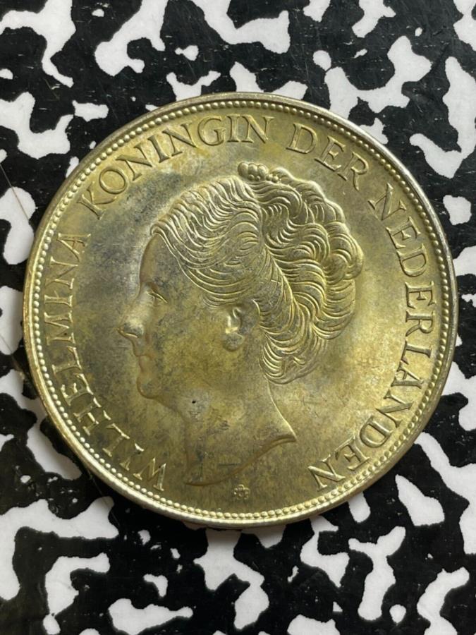  アンティークコイン モダンコイン  1944-d curacao 2 1/2ガルデンロット＃V4524大型シルバーコイン！高級！美しい！ 1944-D Curacao 2 1/2 Gulden Lot#V4524 Large Silver Coin! High Grade! Beautiful!