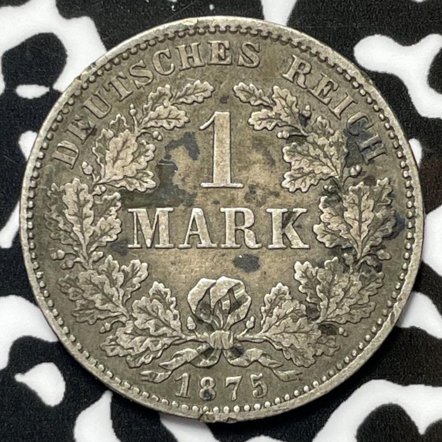 ڶ/ʼݾڽա ƥ 󥳥 [̵] 1875-Hɥ1ޡåȡM4421С 1875-H Germany 1 Mark Lot#M4421 Silver!