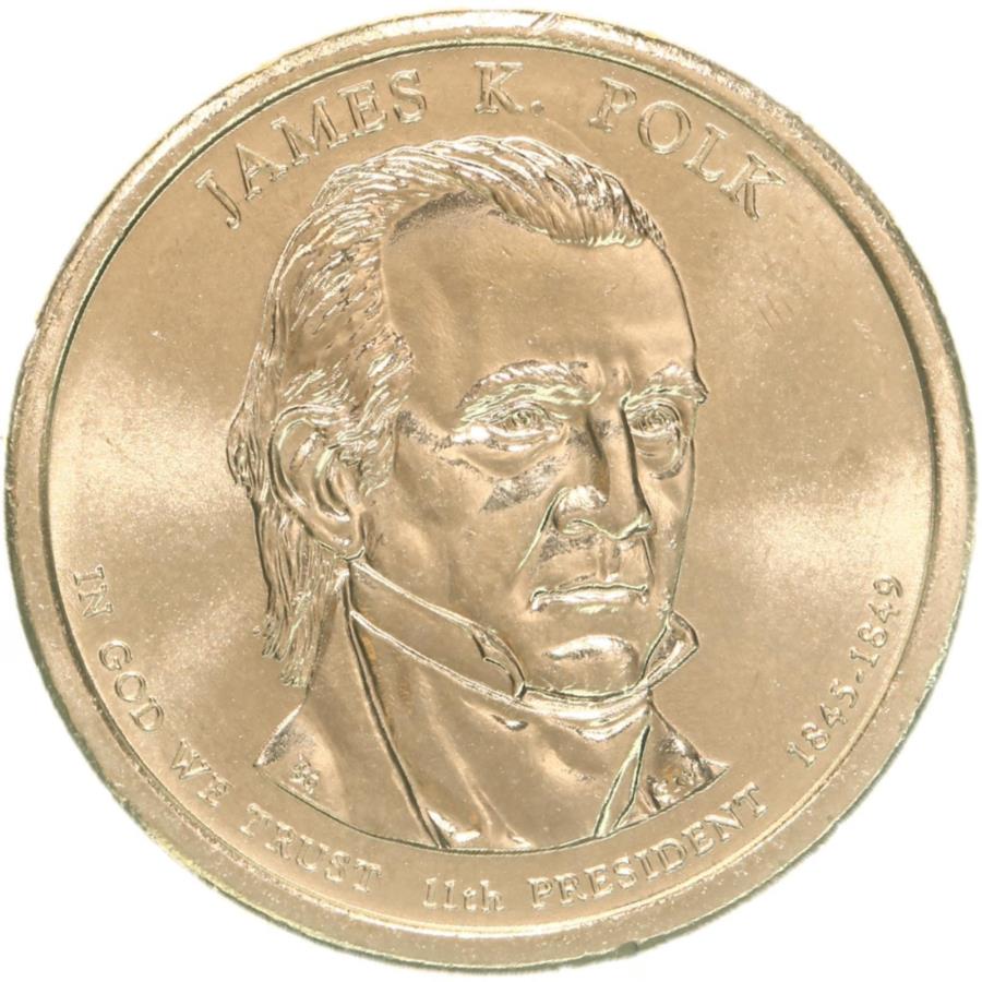 ڶ/ʼݾڽա ƥ 󥳥 [̵] 2009 PΥɥJamesK Polk Bu Clad US Coin 2009 P Presidential Dollar James K Polk BU Clad US Coin