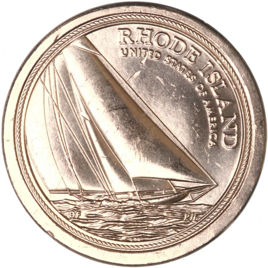 2022 P American Innovation Rhode Island Reliance Yacht Dollar bu 2022 P American Innovation Rhode Island Reliance Yacht Dollar BU