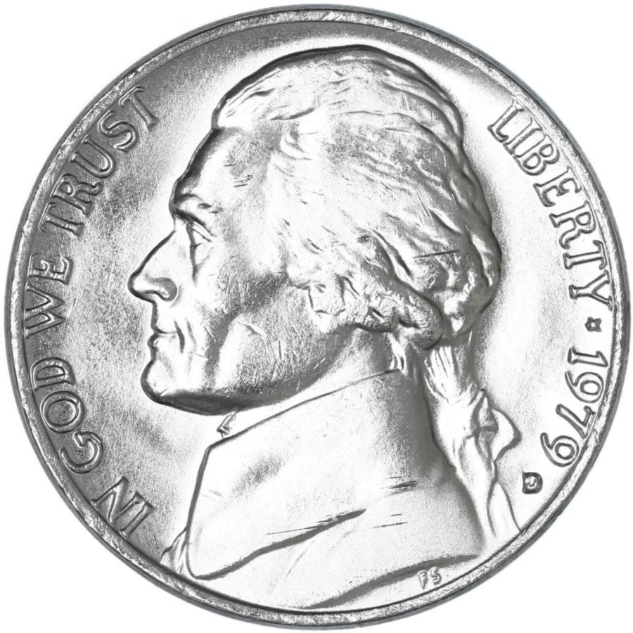 yɔi/iۏ؏tz AeB[NRC _RC [] 1979 dWFt@[\jbPBU USRC 1979 D Jefferson Nickel BU US Coin