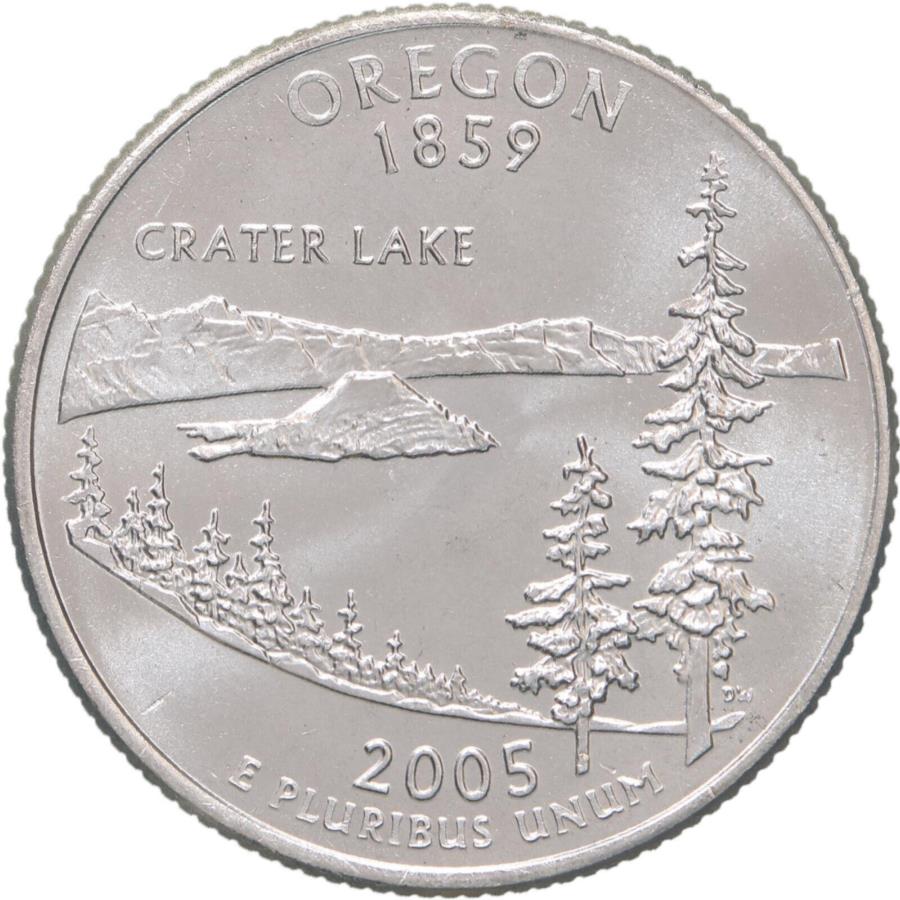 yɔi/iۏ؏tz AeB[NRC _RC [] 2005 P STATE QUARTER OREGON BU CN-CLAD US COIN 2005 P State Quarter Oregon BU CN-Clad US Coin