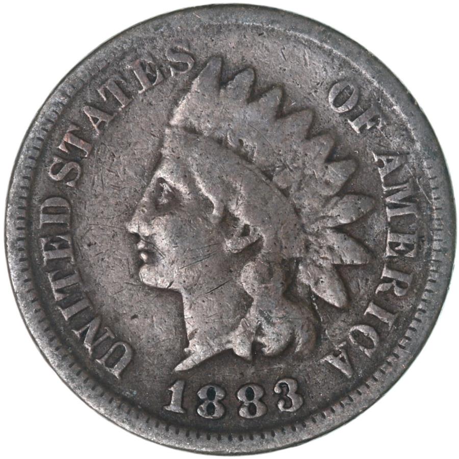 yɔi/iۏ؏tz AeB[NRC _RC [] 1883ipjCh̓̃Zgǂyj[GD 1883 (P) Indian Head Cent Good Penny GD