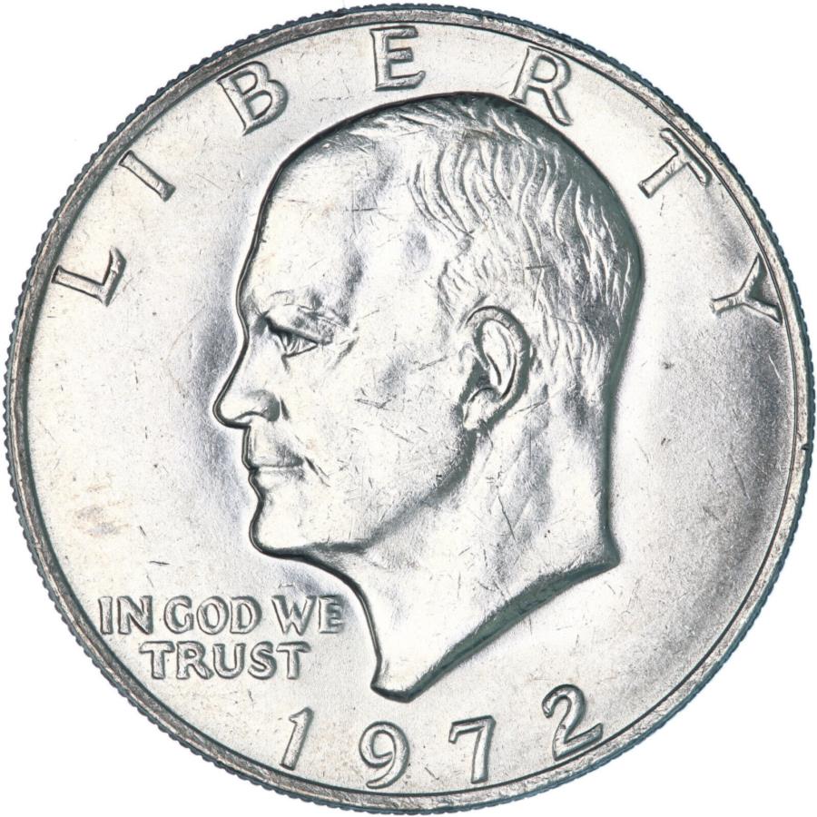 ڶ/ʼݾڽա ƥ 󥳥 [̵] 1972peisenhower Dollar Type1bukeϼ̿Z187򸫤 1972 (P) Eisenhower Dollar Type 1 BU Ike See Pics Z187