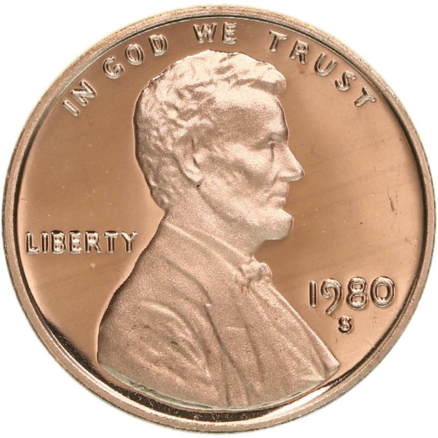 yɔi/iۏ؏tz AeB[NRC _RC [] 1980 SJ[AZgWFfB[vJIv[tyj[ 1980 S Lincoln Memorial Cent Gem Deep Cameo Proof Penny