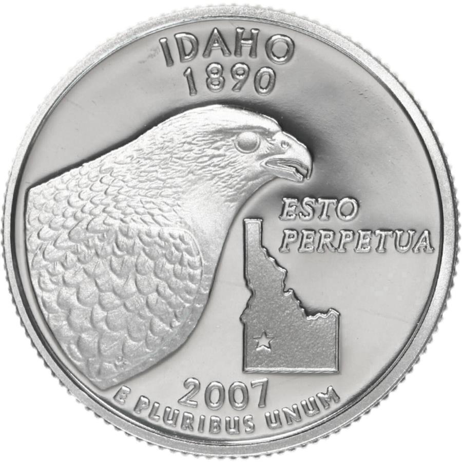 ڶ/ʼݾڽա ƥ 󥳥 [̵] 2007 S STATE QUARTER IDAHO GEM PROFIED DEEP Cameo 90Silver US Coin 2007 S State Quarter Idaho Gem Proof Deep Cameo 90% Silver US Coin