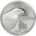 yɔi/iۏ؏tz AeB[NRC _RC [] 2007 S STATE QUARTER IDAHO GEM PROFIED DEEP Cameo 90Silver US Coin 2007 S State Quarter Idaho Gem Proof Deep Cameo 90% Silver US Coin