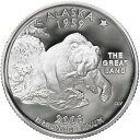 【極美品/品質保証書付】 アンティークコイン モダンコイン 送料無料 2008 S STATE QUARTER ALASCA GEM PROFIENT DEEPCAMEO 90％SILVER US COIN 2008 S State Quarter Alaska Gem Proof Deep Cameo 90 Silver US Coin