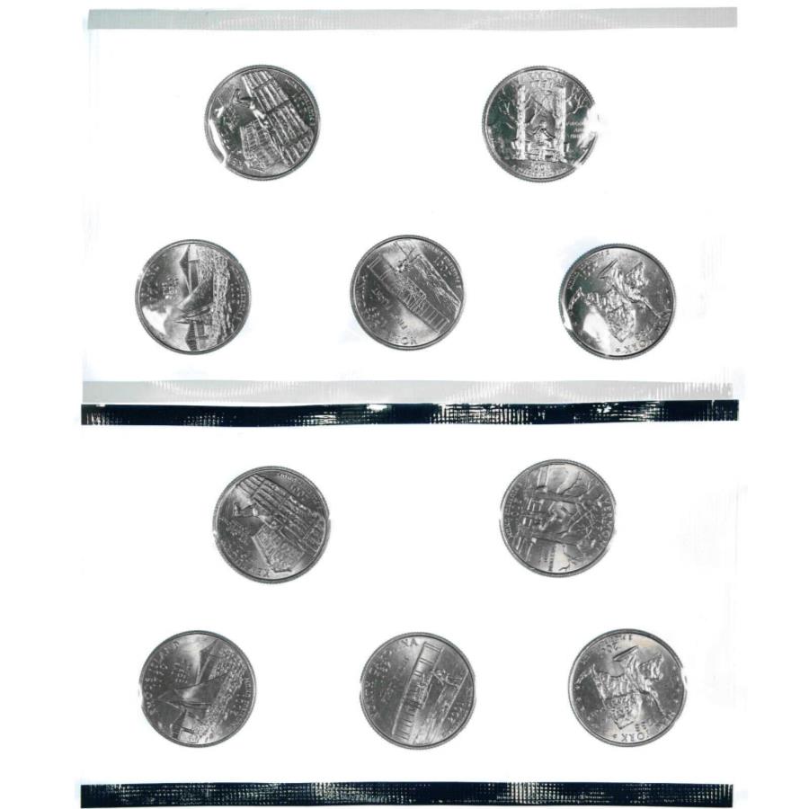 yɔi/iۏ؏tz AeB[NRC _RC [] 2001 P D STATE QUARTE SET IN US MINT CelloBU 10 CN-CN-CON COINZbg 2001 P D State Quarter Set In US Mint Cello BU 10 CN-Clad Coin Set