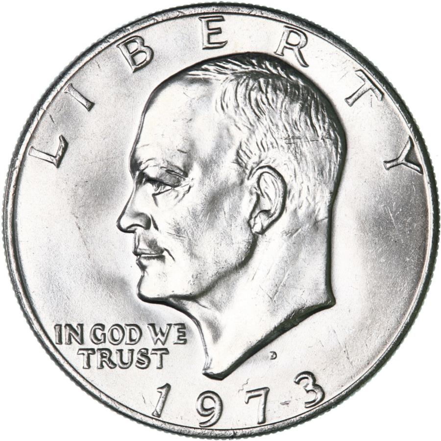 ڶ/ʼݾڽա ƥ 󥳥 [̵] 1973 d eisenhower Dollar bu ike us mint coin򸫤̿b493 1973 D Eisenhower Dollar BU Ike US Mint Coin See Pics B493