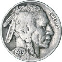 yɔi/iۏ؏tz AeB[NRC _RC [] 1935iPjobt@[jbPt@Cfn 1935 (P) Buffalo Nickel Fine FN