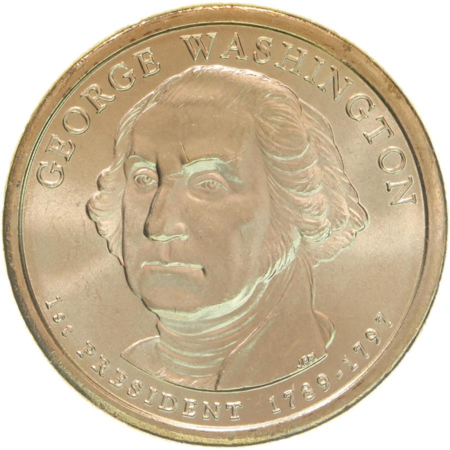 ڶ/ʼݾڽա ƥ 󥳥 [̵] 2007 PΥɥ른硼亮ȥ祤Bu clad us coin 2007 P Presidential Dollar George Washington Choice BU Clad US Coin