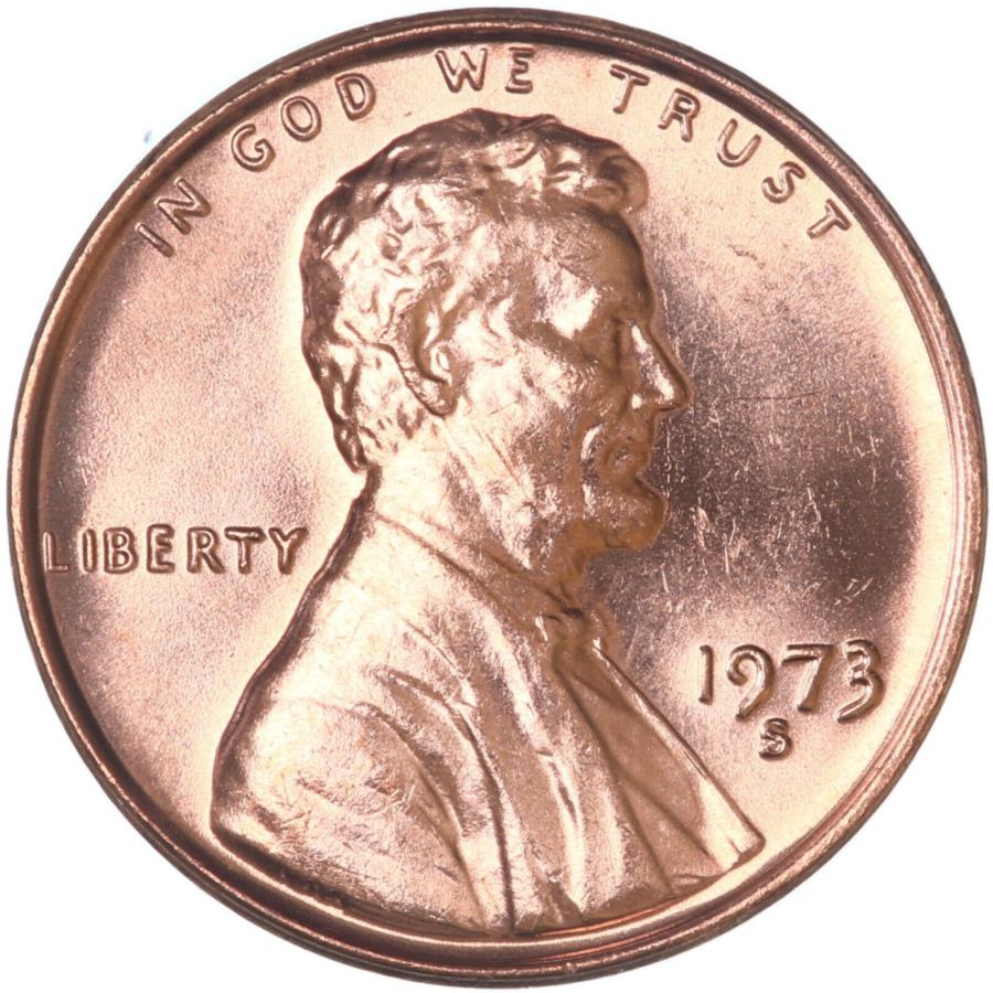 yɔi/iۏ؏tz AeB[NRC _RC [] 1973 S Lincoln Memorial Cent Gem Bu Penny US Coin 1973 S Lincoln Memorial Cent Gem BU Penny US Coin