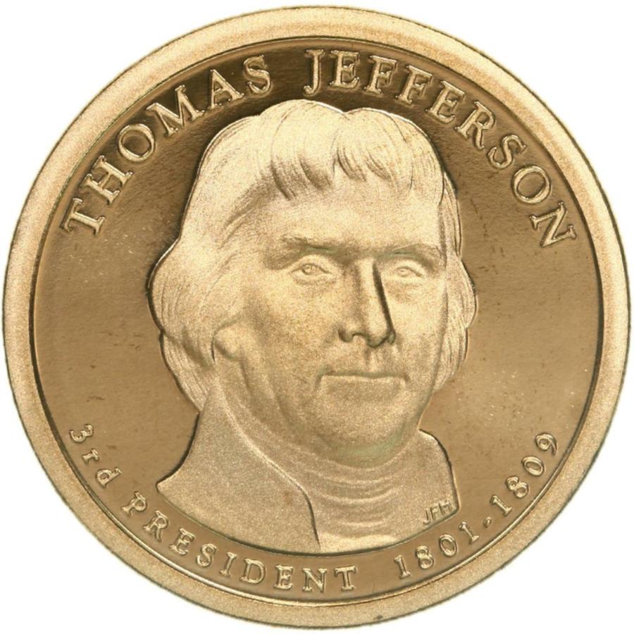 ڶ/ʼݾڽա ƥ 󥳥 [̵] 2007ǯΥɥȡޥե󥸥ǥץᥪץ롼 2007 S Presidential Dollar Thomas Jefferson Gem Deep Cameo Proof