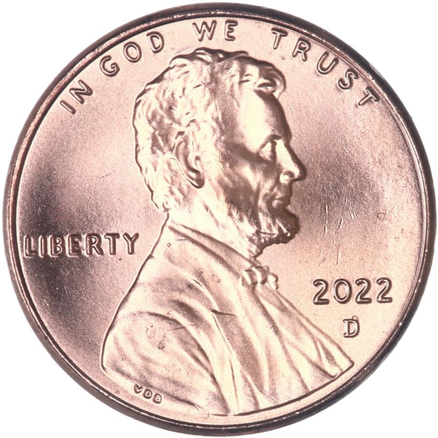 2022 D Lincoln Shield Cent Bu Penny US Coin 2022 D Lincoln Shield Cent BU Penny US Coin