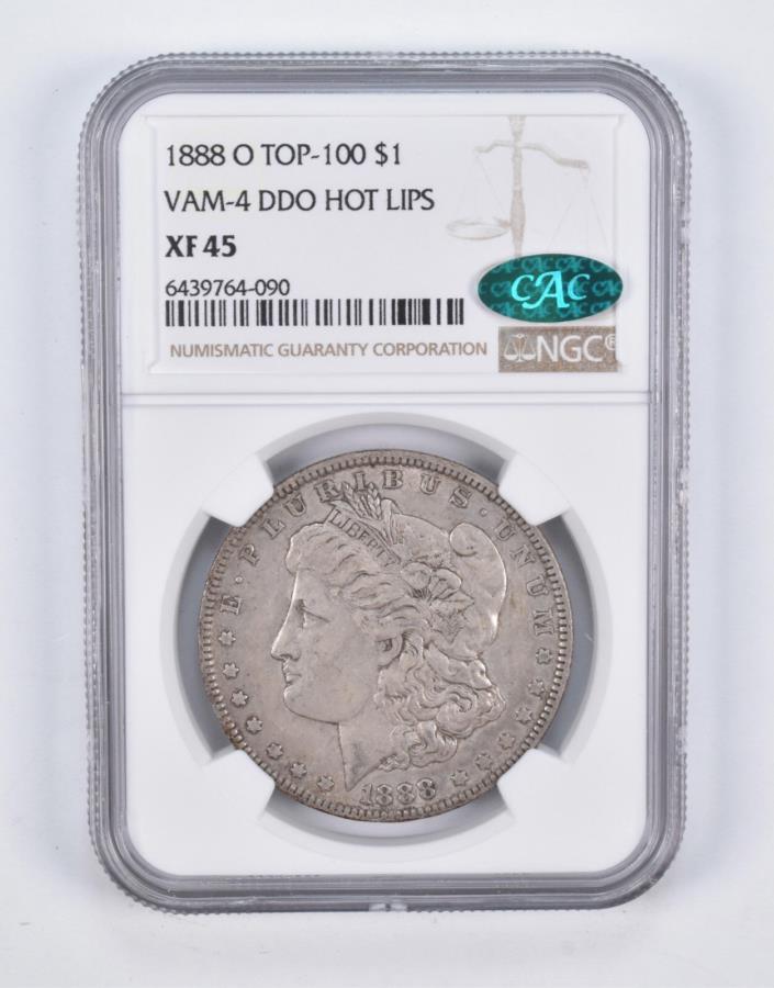 【極美品/品質保証書付】 アンティークコイン モダンコイン [送料無料] XF45 1888-O Morgan Silver Dollar VAM-4 DDO HOT LIPS TOP-100 CAC NGC *2127 XF45 1888-O Morgan Silver Dollar VAM-4 DDO Hot Lips Top-100 CAC NGC *2127