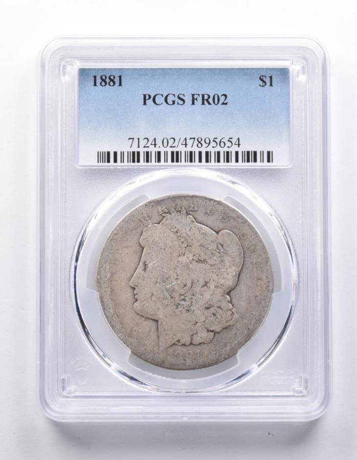 ڶ/ʼݾڽա ƥ 󥳥 [̵] FR02 1881 Morgan Silver Dollar PCGS Low Ball *7674 FR02 1881 Morgan Silver Dollar PCGS Low Ball *7674