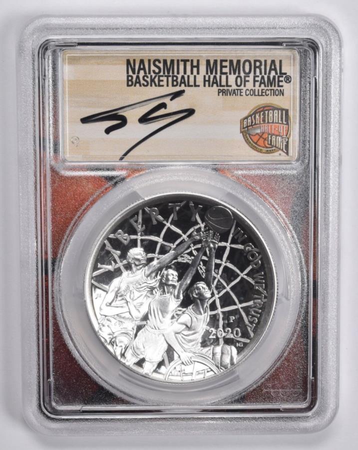 ڶ/ʼݾڽա ƥ 󥳥 [̵] PR70 2020-Pޥå󥽥̾ХåȥܡHOF ommemorative Dollar PCGS PR70 2020-P MAGIC JOHNSON SIGNED Basketball HOF ommemorative Dollar PCGS