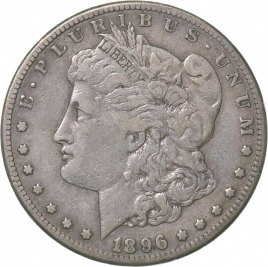 1896-Sモーガンシルバーダラー *5511 1896-S Morgan Silver Dollar *5511