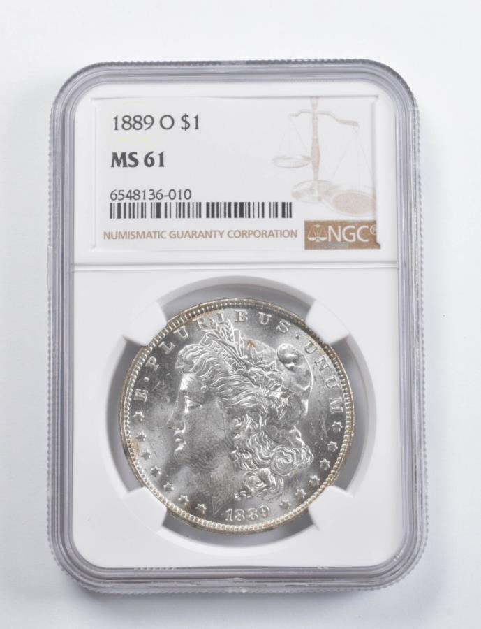 ڶ/ʼݾڽա ƥ 󥳥 [̵] MS61 1889-O Morgan Silver Dollar NGC *3359 MS61 1889-O Morgan Silver Dollar NGC *3359