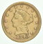 ڶ/ʼݾڽա ƥ 󥳥 [̵] 1843-C $ 2.50Хƥإåɥɥ絬cΡåȡ *6451 1843-C $2.50 Liberty Head Gold Quarter Eagle Large C No Motto *6451