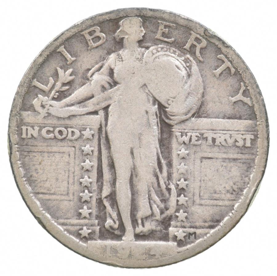 yɔi/iۏ؏tz AeB[NRC _RC [] 1924NX^fBOoeBNH[^[ *7392 1924 Standing Liberty Quarter *7392