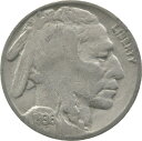  アンティークコイン モダンコイン  1936年インディアンヘッドバッファローニッケルストライクによるエラー *5079 1936 Indian Head Buffalo Nickel Strike through Error *5079