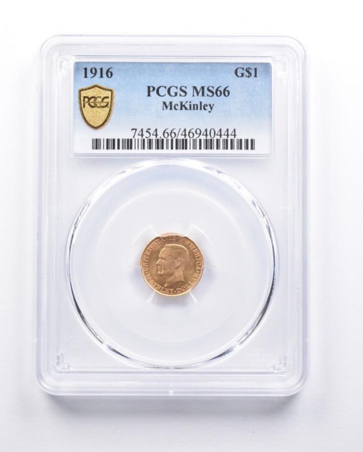 yɔi/iۏ؏tz AeB[NRC _RC [] MS66 1916 $ 1}bL[S[h_[PCGS *6698 MS66 1916 $1 McKinley Gold Dollar PCGS *6698