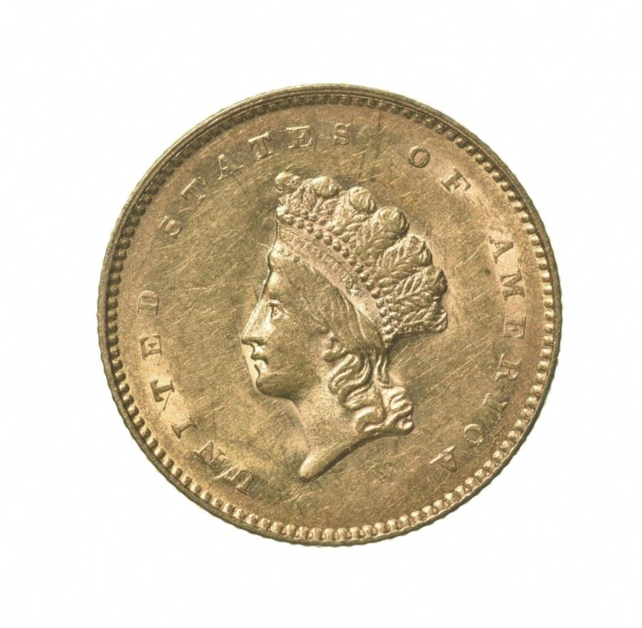 yɔi/iۏ؏tz AeB[NRC _RC [] 1854 $ 1CfBAvZXwbhS[h_[s[X *9292 1854 $1 Indian Princess Head Gold Dollar Piece *9292