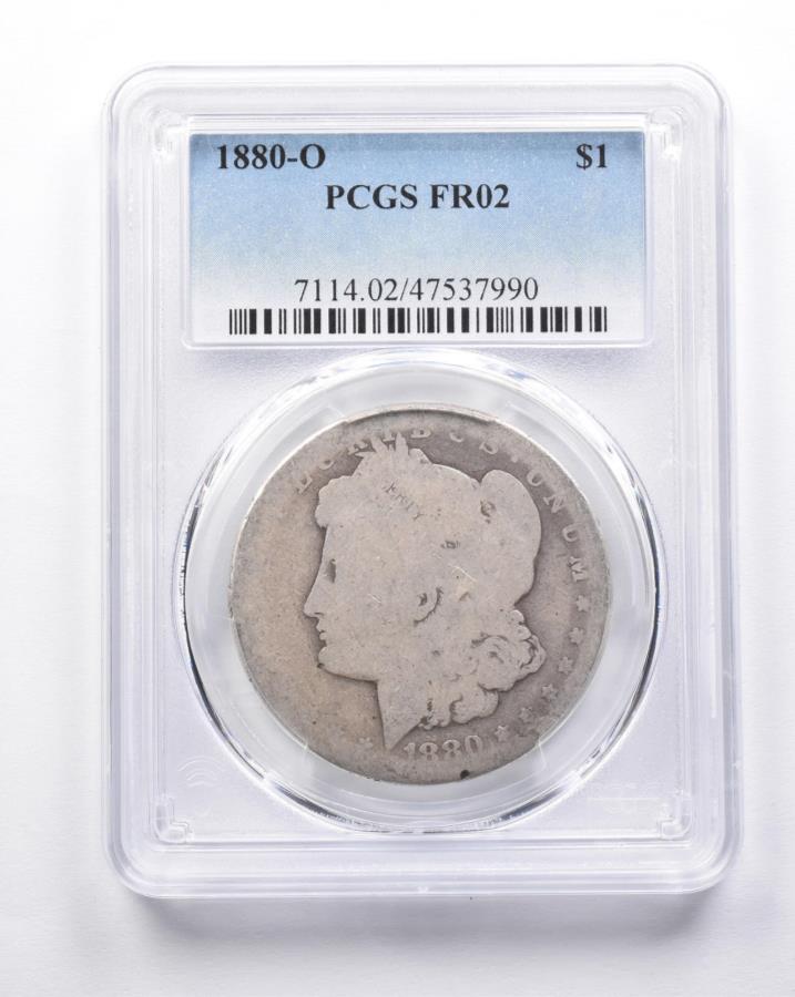 yɔi/iۏ؏tz AeB[NRC _RC [] FR02 1880-O Morgan Silver Dollar PCGS Low Ball *6949 FR02 1880-O Morgan Silver Dollar PCGS Low Ball *6949