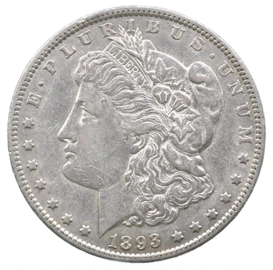 yɔi/iۏ؏tz AeB[NRC _RC [] 1893 Morgan Silver Dollar *7146 1893 Morgan Silver Dollar *7146