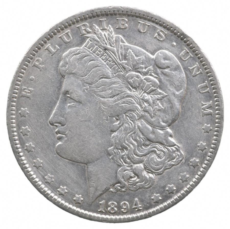 yɔi/iۏ؏tz AeB[NRC _RC [] 1894-O Morgan Silver Dollar *4445 1894-O Morgan Silver Dollar *4445