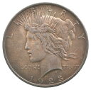1923平和シルバーダラーオレンジトーン *4547 1923 Peace Silver Dollar Orange Tone *4547