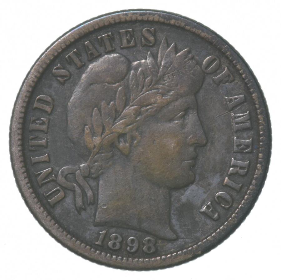 1898-OСС *6200 1898-O Barber Dime *6200